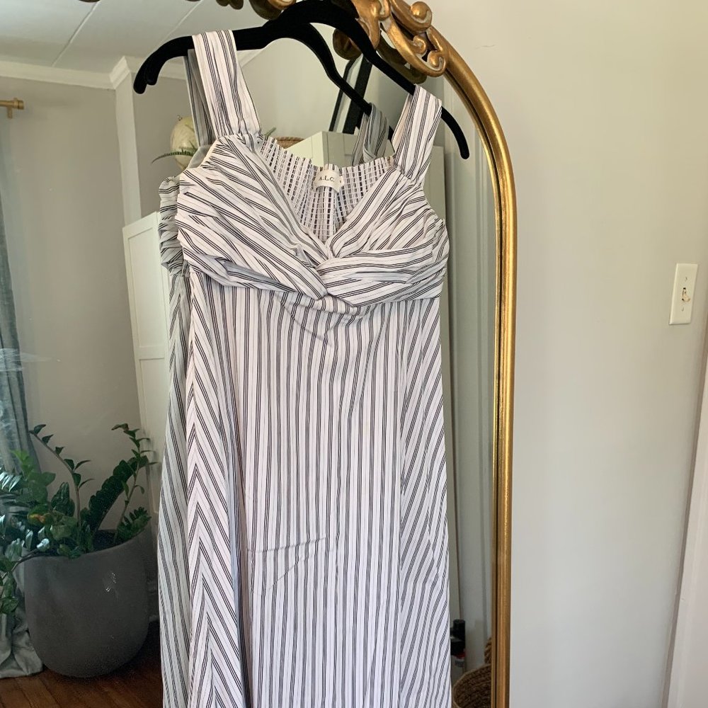 A.L.C. Arsenio Cotton Off Shoulder Midi Dress 8